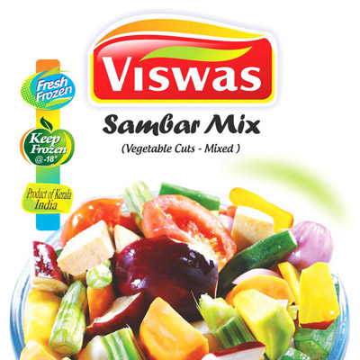 Viswas Sambar Mix (Vegetable Cuts) 400g