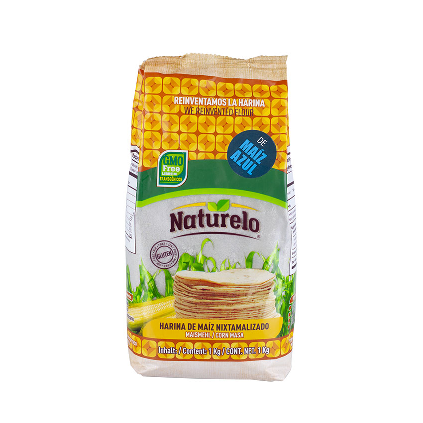Naturelo Harina De Maíz Nixtamakizado 1kg
