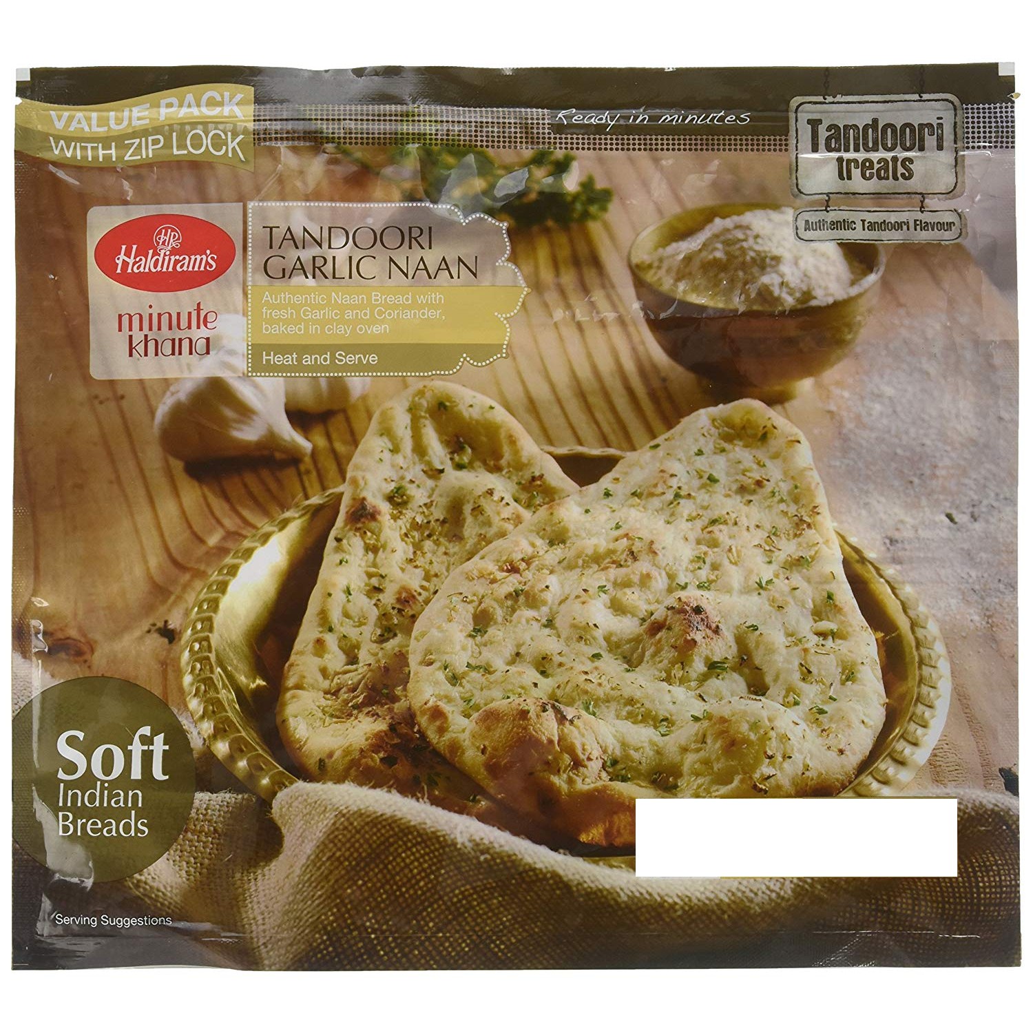 Haldiram’s Tandoori Garlic Naan 16 pieces