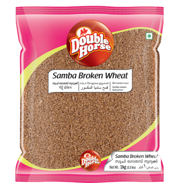 Double Horse Samba Broken Wheat 1kg